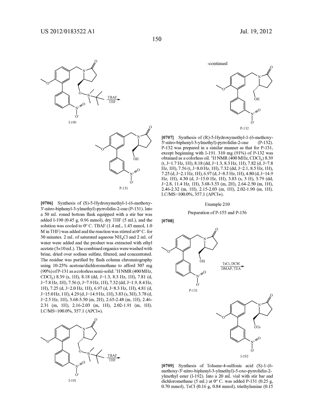 BIARYL PDE4 INHIBITORS FOR TREATING INFLAMMATORY, CARDIOVASCULAR AND CNS     DISORDERS - diagram, schematic, and image 151