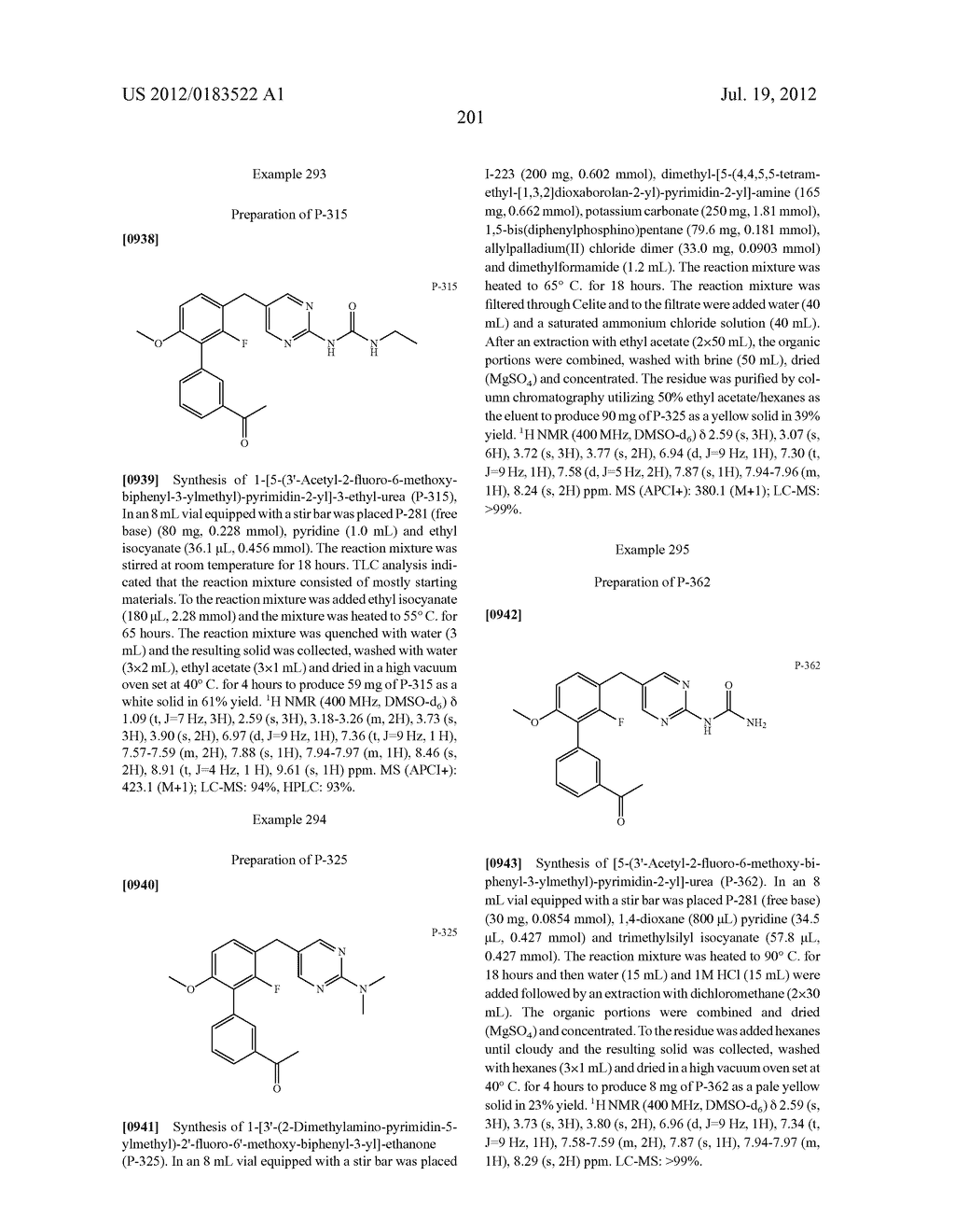 BIARYL PDE4 INHIBITORS FOR TREATING INFLAMMATORY, CARDIOVASCULAR AND CNS     DISORDERS - diagram, schematic, and image 202