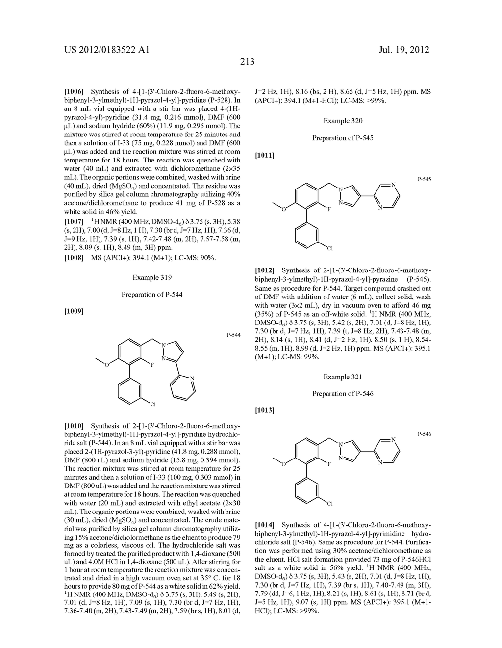 BIARYL PDE4 INHIBITORS FOR TREATING INFLAMMATORY, CARDIOVASCULAR AND CNS     DISORDERS - diagram, schematic, and image 214