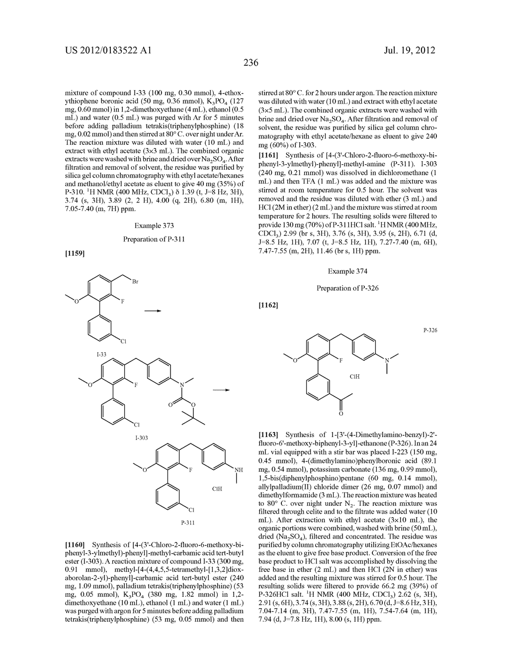 BIARYL PDE4 INHIBITORS FOR TREATING INFLAMMATORY, CARDIOVASCULAR AND CNS     DISORDERS - diagram, schematic, and image 237