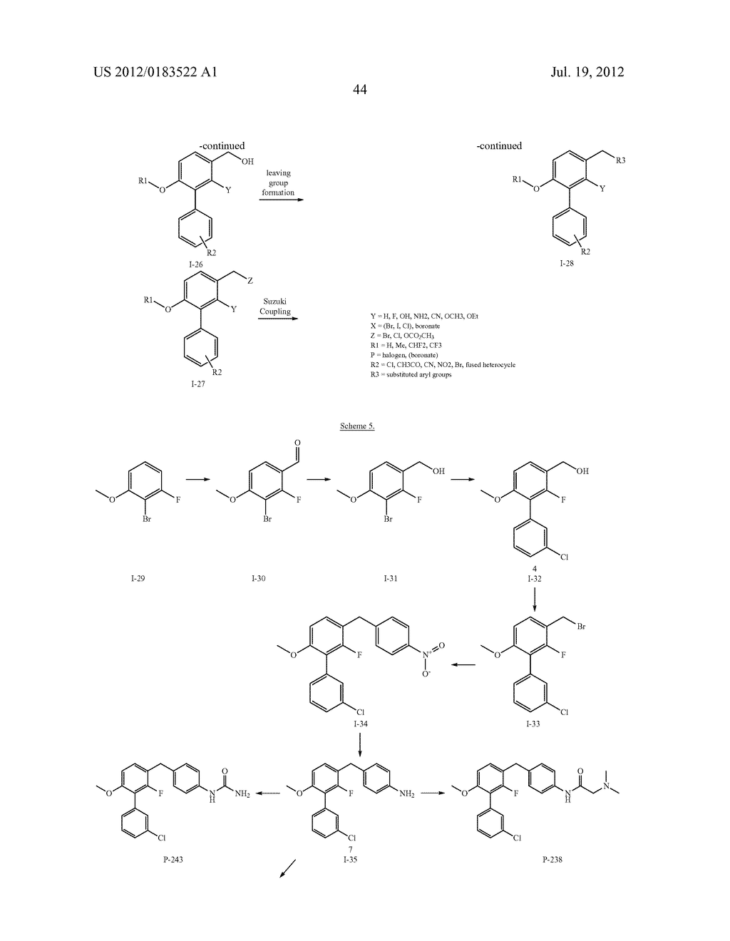 BIARYL PDE4 INHIBITORS FOR TREATING INFLAMMATORY, CARDIOVASCULAR AND CNS     DISORDERS - diagram, schematic, and image 45