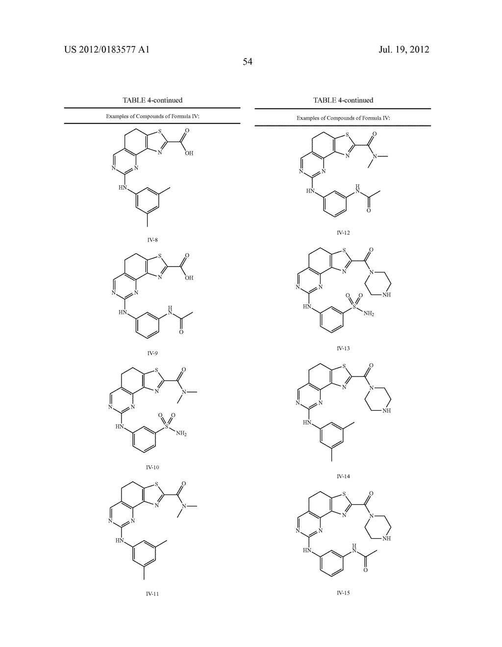 COMPOSITIONS USEFUL AS INHIBITORS OF PROTEIN KINASES - diagram, schematic, and image 55