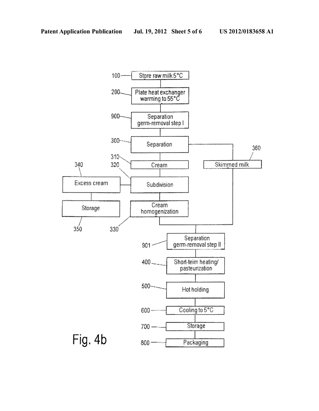 METHOD FOR PRODUCING FRESH MILK HAVING A LONGER SHELF LIFE - diagram, schematic, and image 06