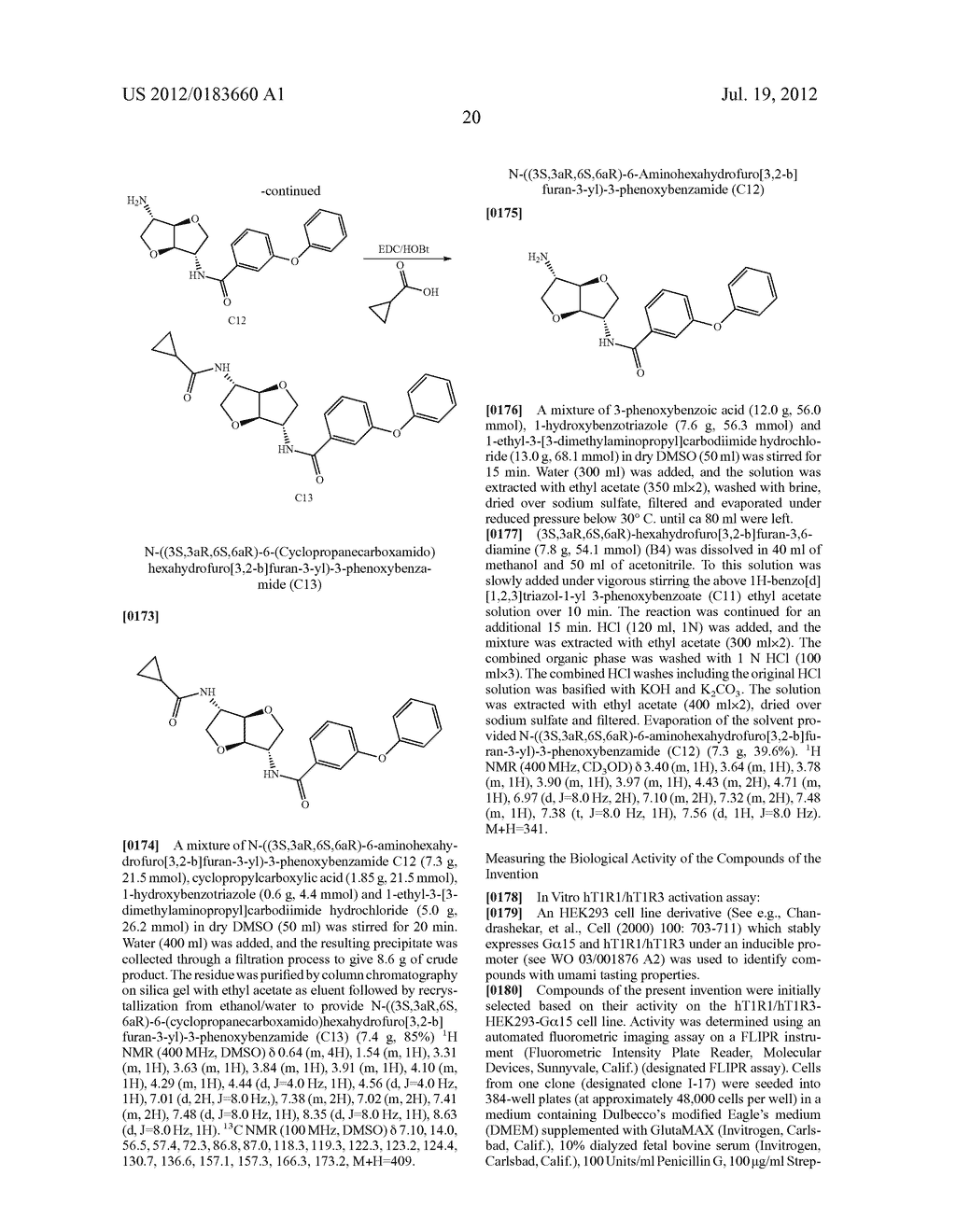 ISOMANNIDE DERIVATIVES AND THEIR USE AS TASTANTS - diagram, schematic, and image 21