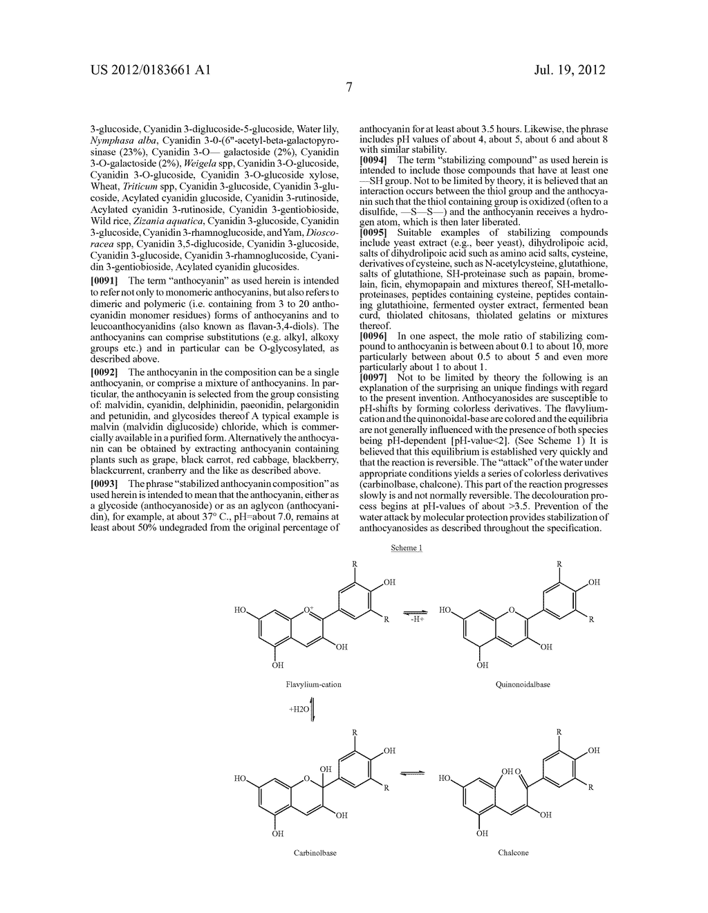 STABILIZED ANTHOCYANIN COMPOSITIONS - diagram, schematic, and image 35