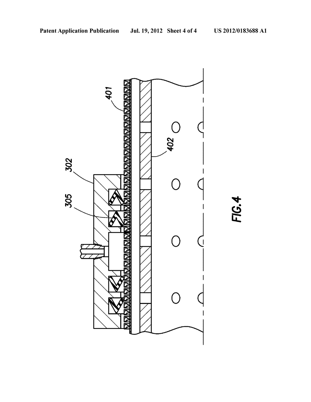 METHOD OF COATING A POROUS SUBSTRATE WITH A THERMOPLASTIC MATERIAL FROM     THE OUTSIDE OF THE SUBSTRATE - diagram, schematic, and image 05