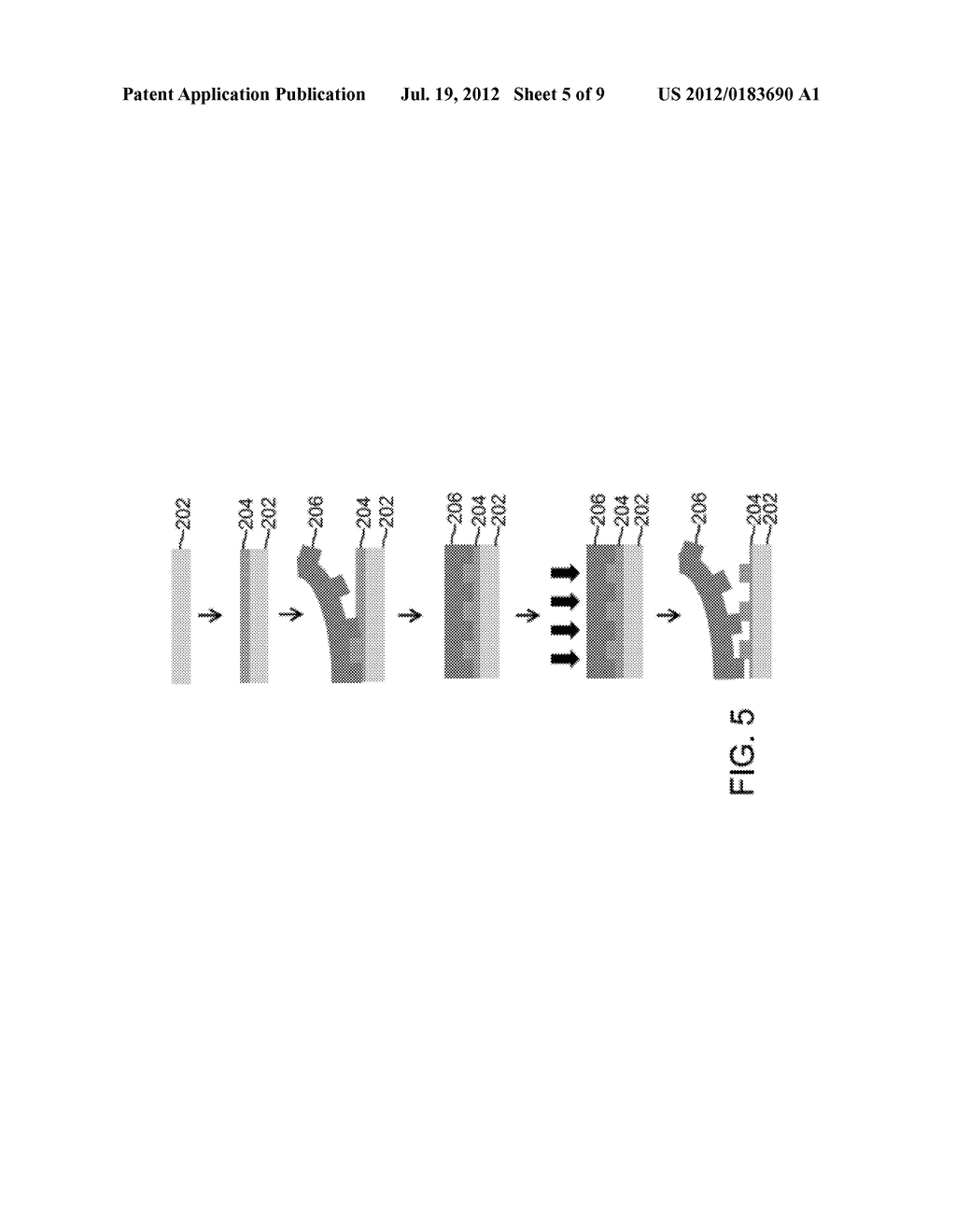 METHOD OF IMPRINTING TEXTURE ON RIGID SUBSTRATE USING FLEXIBLE STAMP - diagram, schematic, and image 06