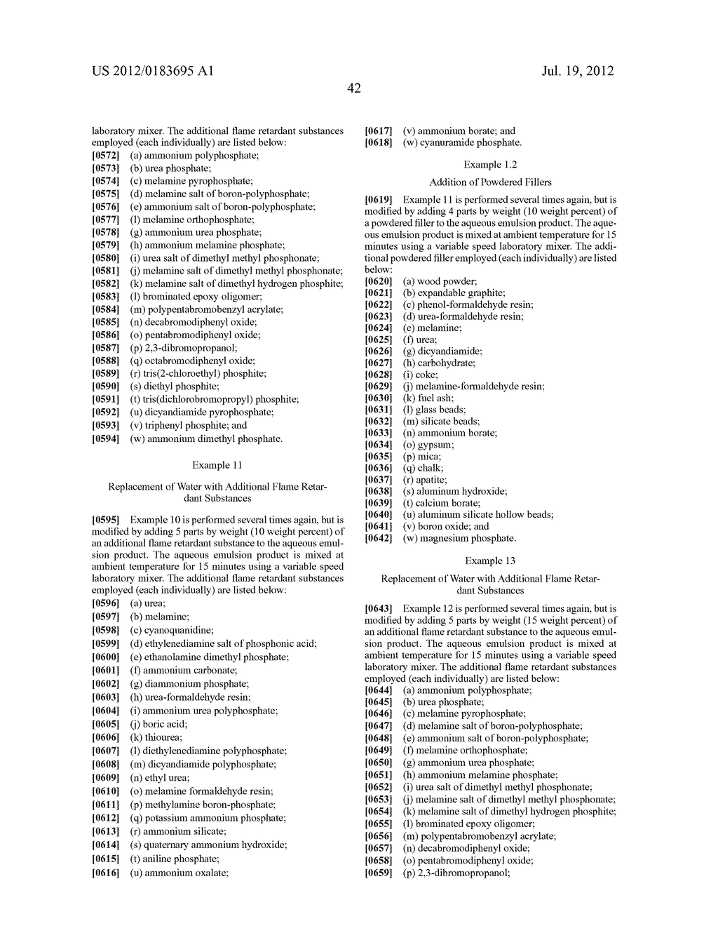 Methods, Systems, and Compositions for Fire Retarding Substrates - diagram, schematic, and image 44