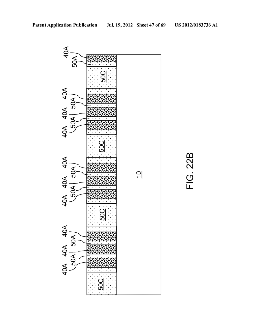 PATTERN FORMATION EMPLOYING SELF-ASSEMBLED MATERIAL - diagram, schematic, and image 48