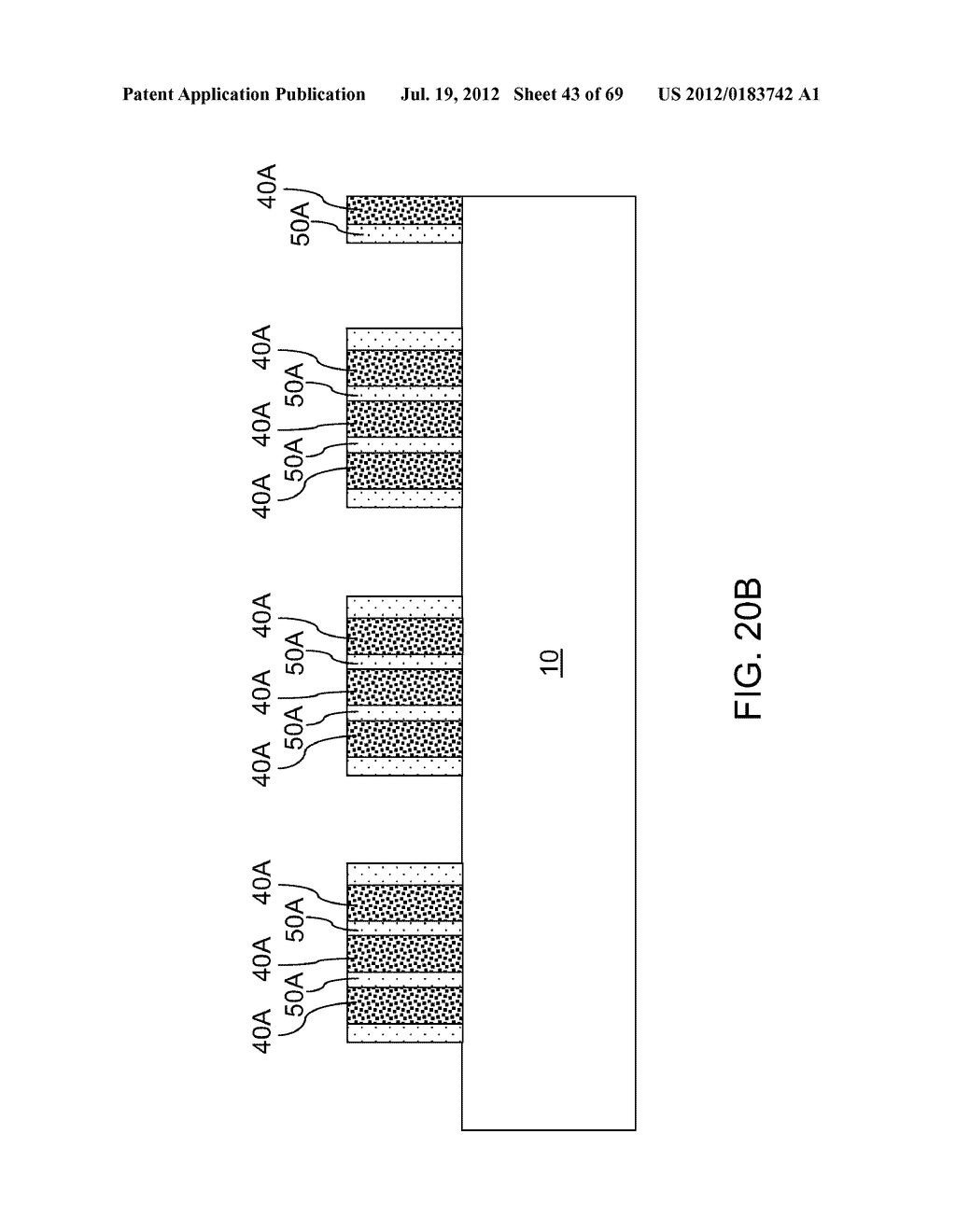 PATTERN FORMATION EMPLOYING SELF-ASSEMBLED MATERIAL - diagram, schematic, and image 44