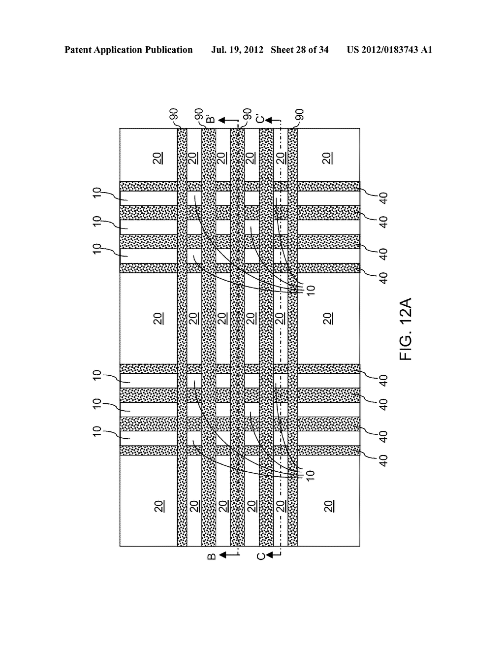 TWO-DIMENSIONAL PATTERNING EMPLOYING SELF-ASSEMBLED MATERIAL - diagram, schematic, and image 29