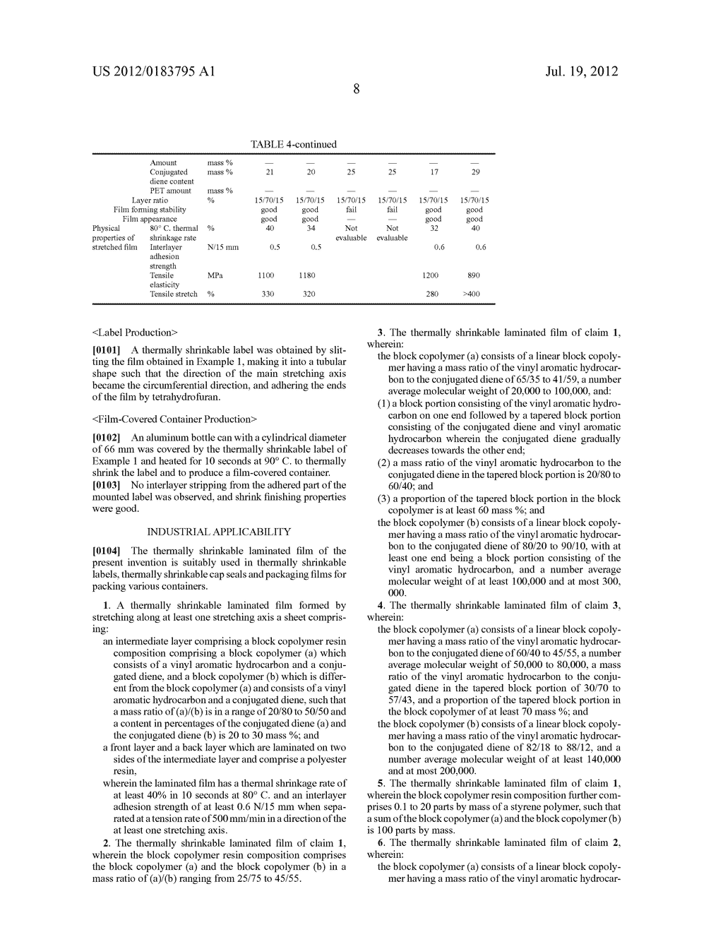 THERMALLY SHRINKABLE LAMINATED FILM - diagram, schematic, and image 09