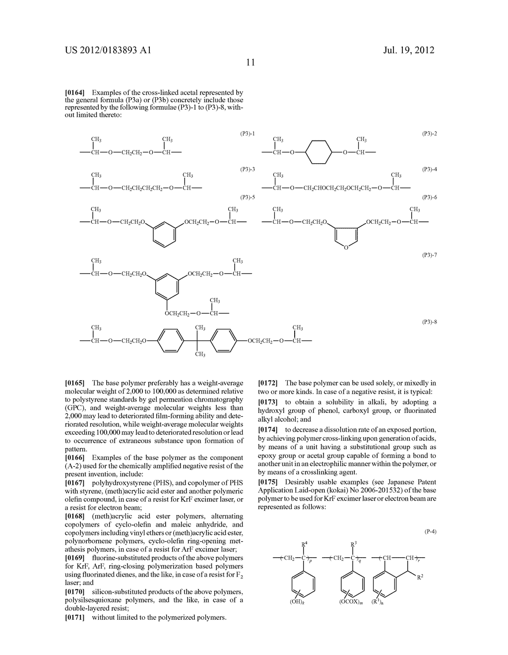 RESIST COMPOSITION AND PATTERNING PROCESS - diagram, schematic, and image 12