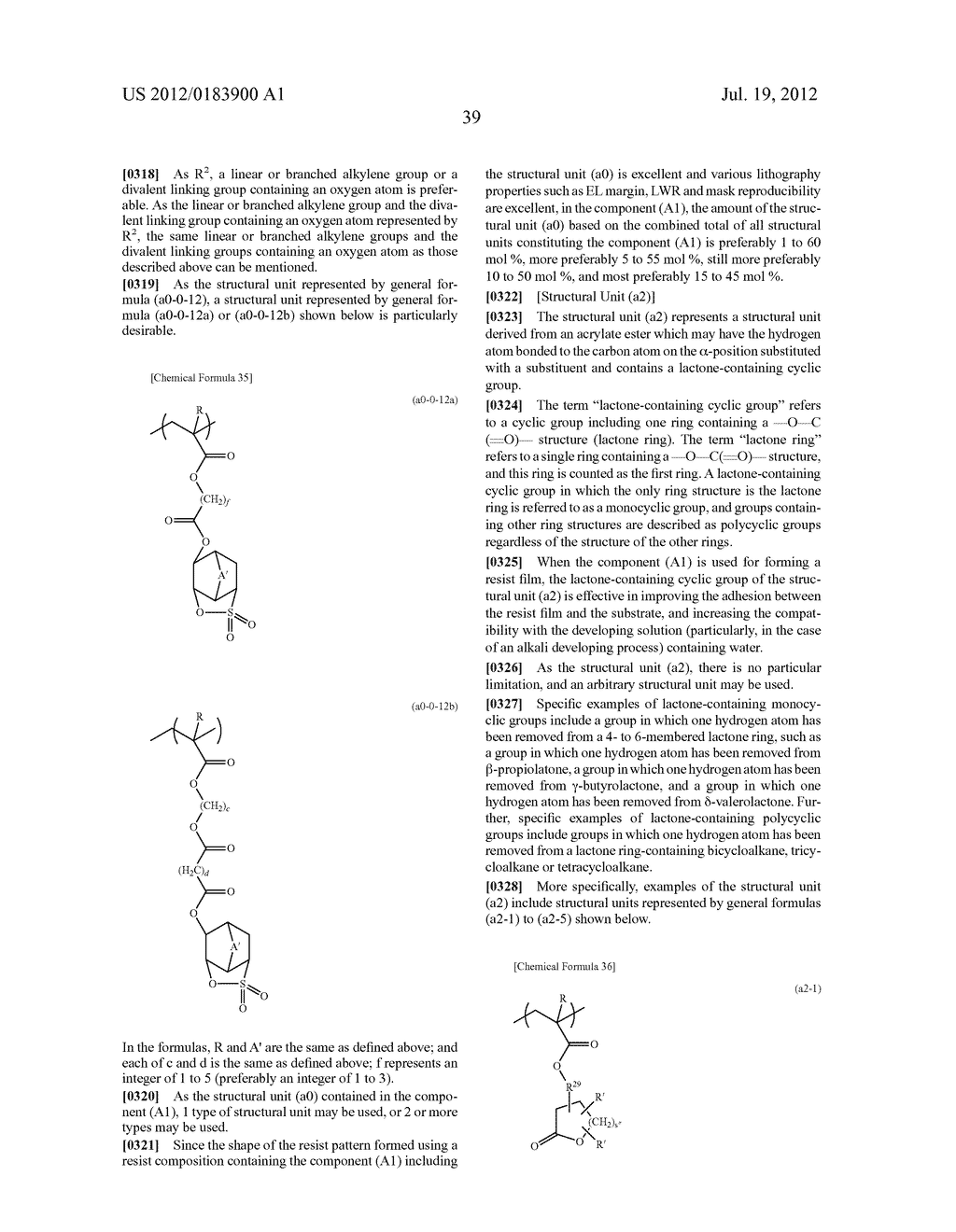 RESIST COMPOSITION, METHOD OF FORMING RESIST PATTERN AND POLYMERIC     COMPOUND - diagram, schematic, and image 40