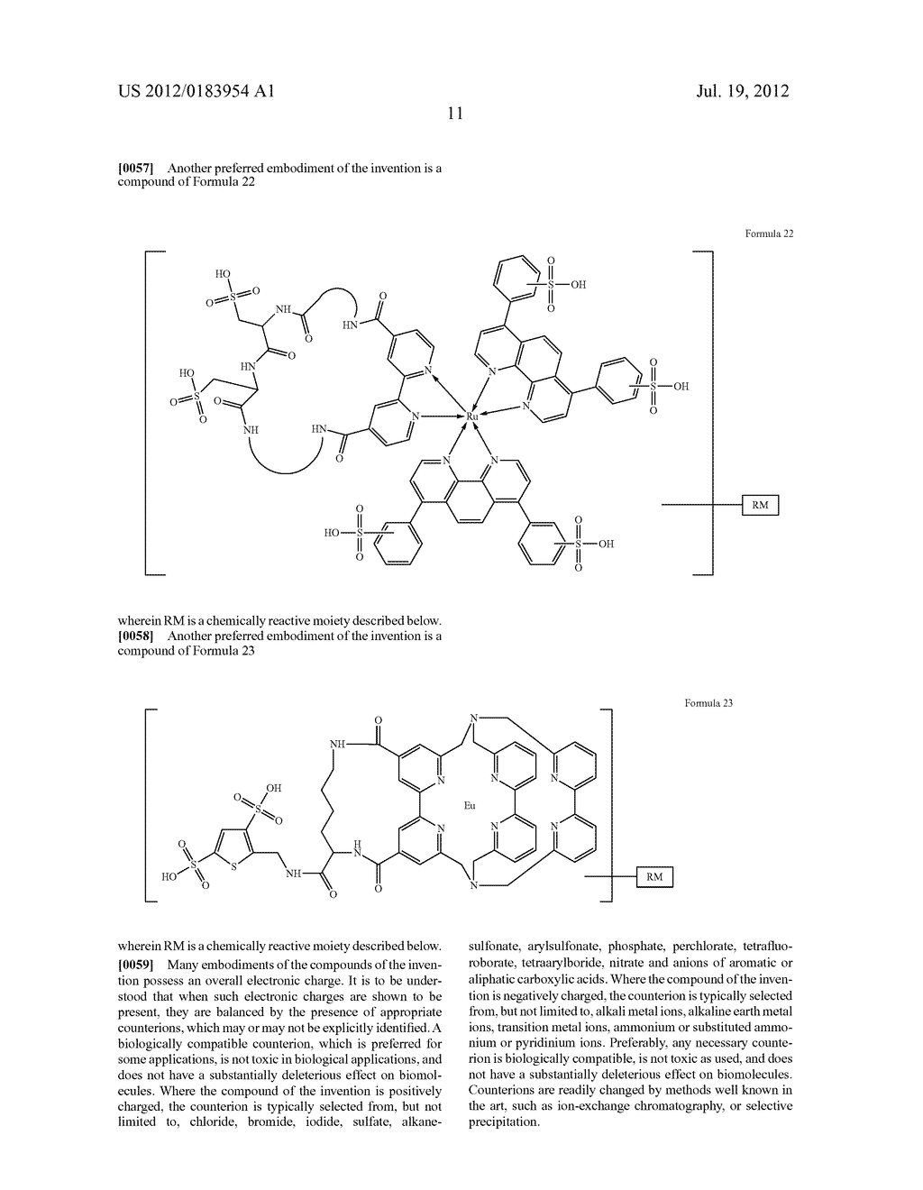 LUMINESCENT DYES WITH A WATER-SOLUBLE INTRAMOLECULAR BRIDGE AND THEIR     BIOLOGICAL CONJUGATES - diagram, schematic, and image 22