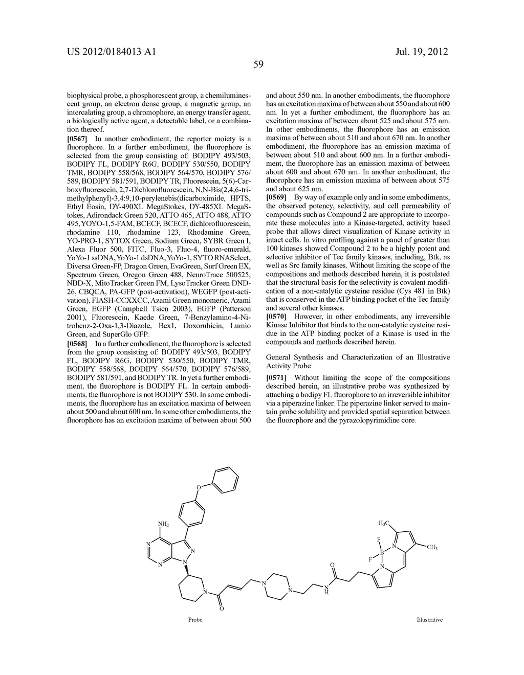 Inhibitors of BMX non-receptor tyrosine kinase - diagram, schematic, and image 67