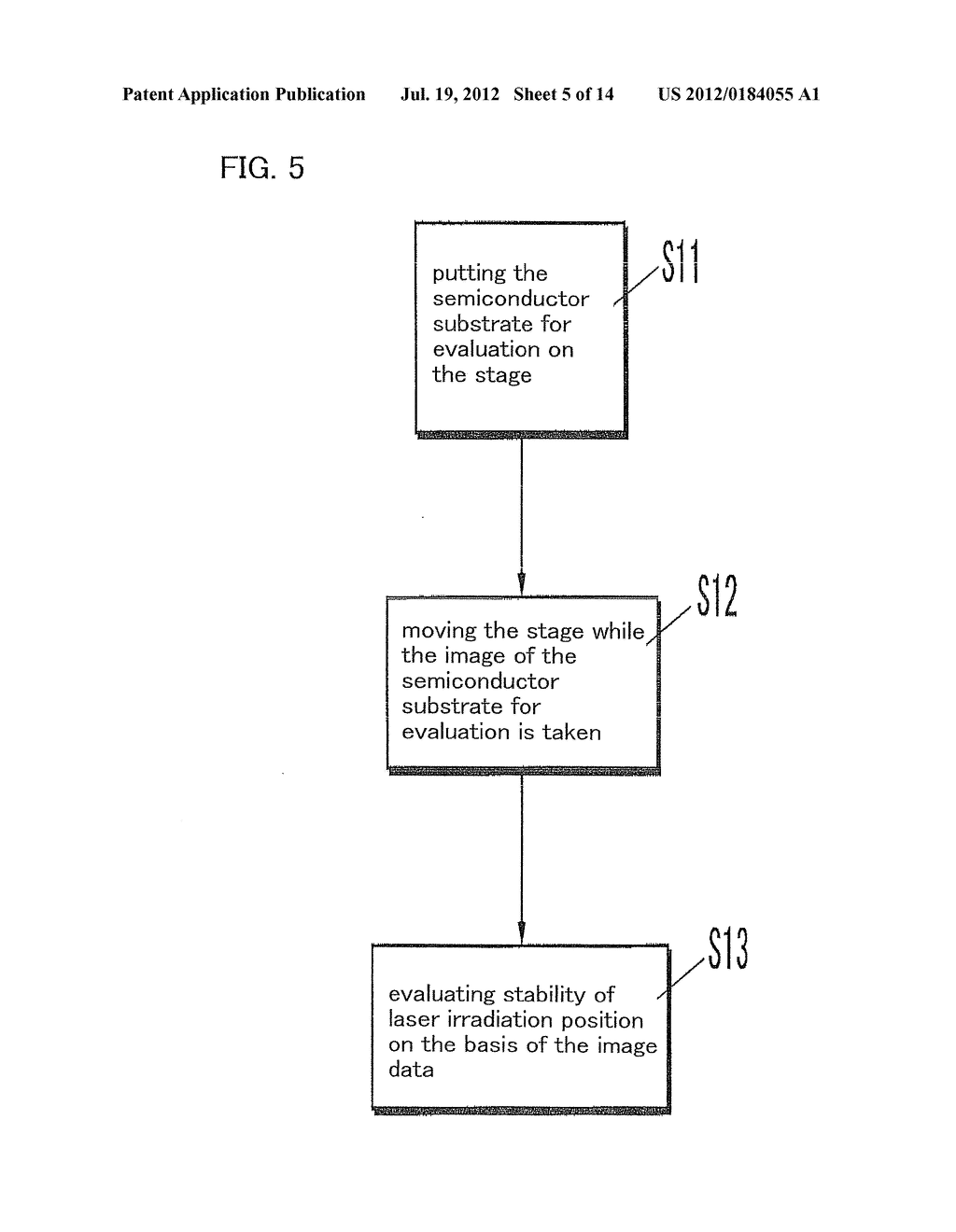 Making Method of Sample for Evaluation of Laser Irradiation Position and     Making Apparatus Thereof and Evaluation Method of Stability of Laser     Irradiation Position and Evaluation Apparatus Thereof - diagram, schematic, and image 06