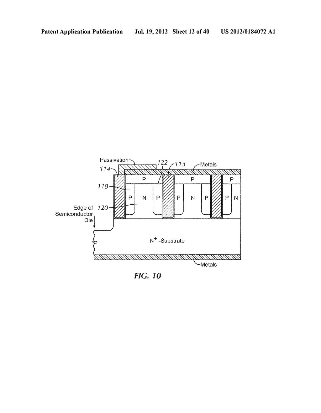 METHODS FOR MANUFACTURING SUPERJUNCTION SEMICONDUCTOR DEVICE HAVING A     DIELECTRIC TERMINATION - diagram, schematic, and image 13