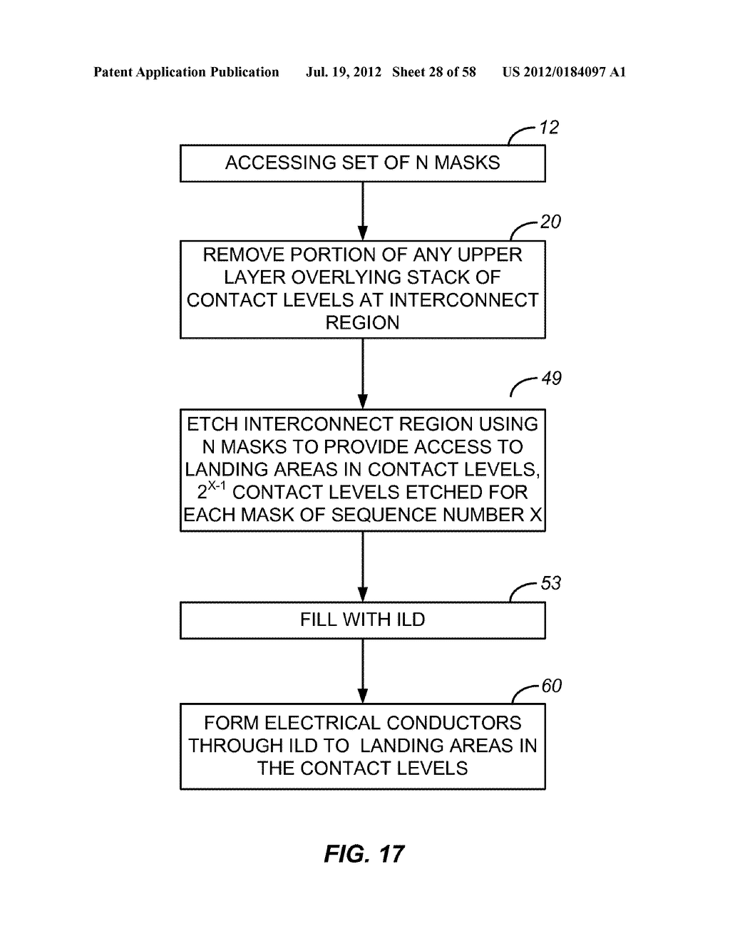 Reduced Number of Masks for IC Device with Stacked Contact Levels - diagram, schematic, and image 29