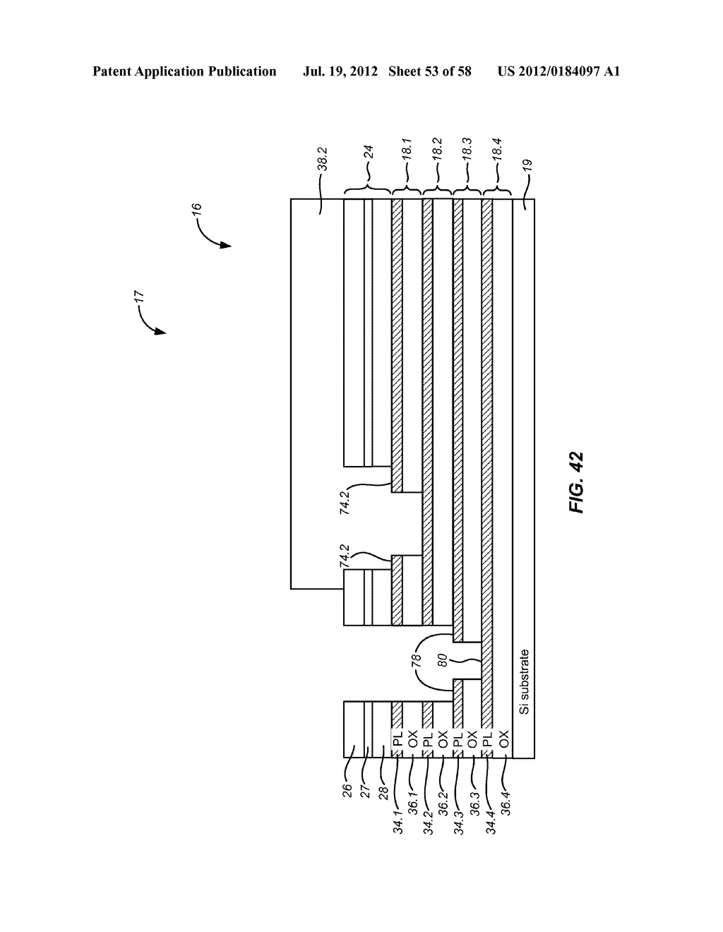 Reduced Number of Masks for IC Device with Stacked Contact Levels - diagram, schematic, and image 54