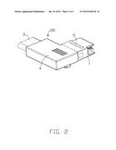 CABLE CONNECTOR ASSEMBLY WITH IMPROVED COVER diagram and image