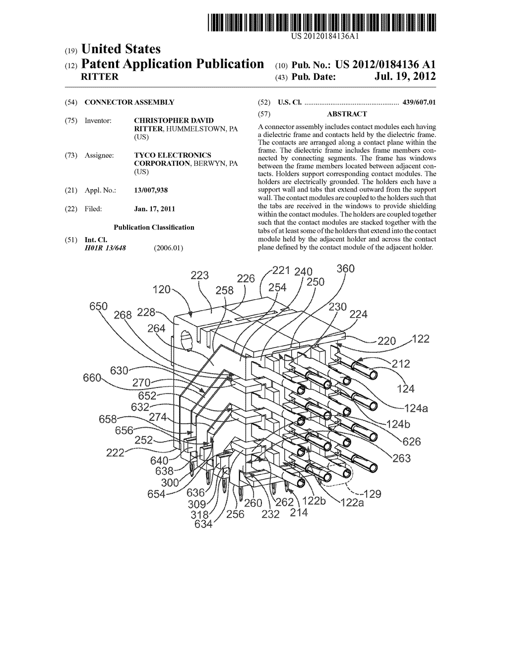 CONNECTOR ASSEMBLY - diagram, schematic, and image 01