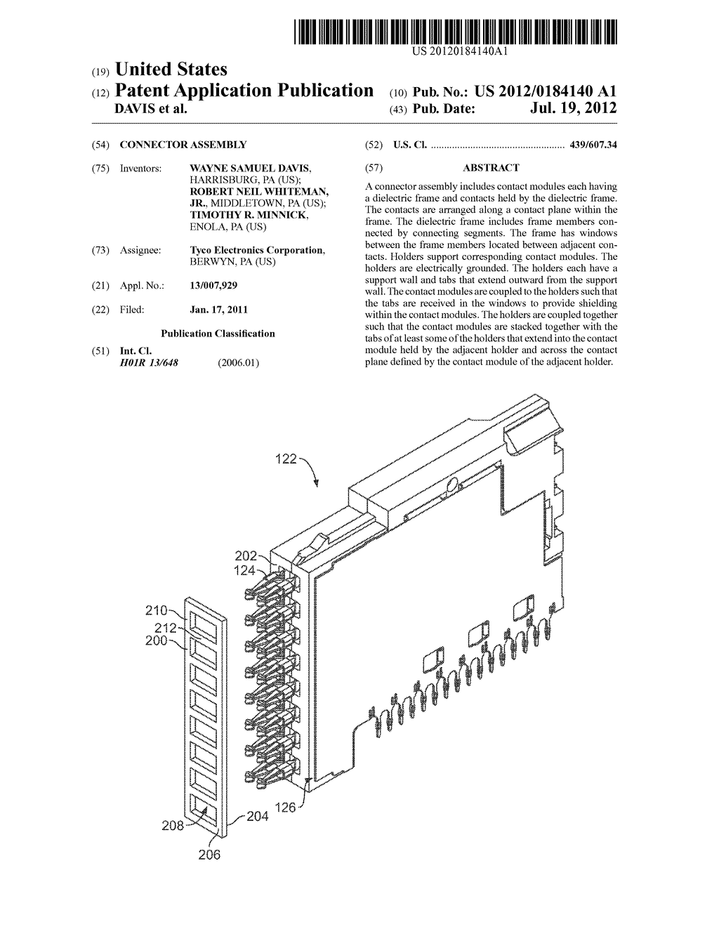 CONNECTOR ASSEMBLY - diagram, schematic, and image 01