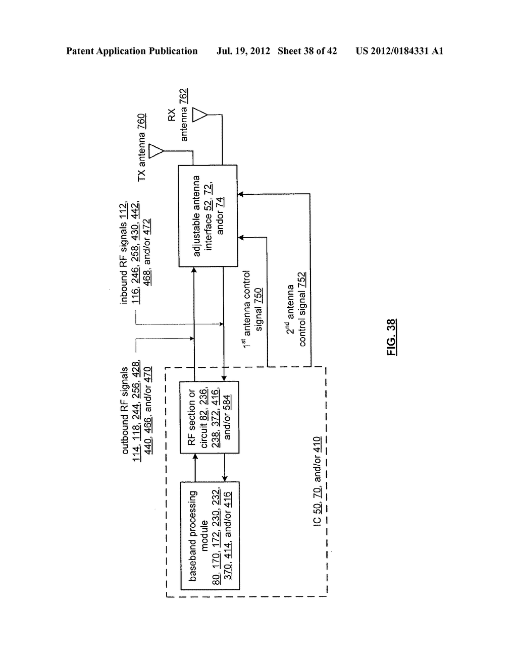 Voice/data/RF integrated circuit - diagram, schematic, and image 39