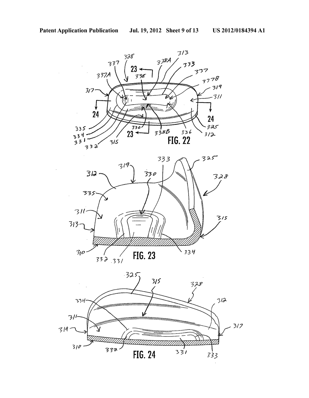 Golf Club Or Other Ball Striking Device Having Stiffened Face Portion - diagram, schematic, and image 10