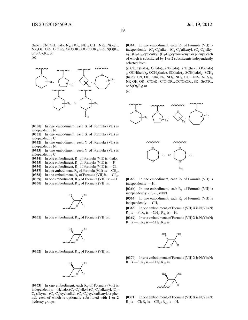 Compounds as TRVP1 Blockers, Pharmaceutical Compositions and Medical Uses     Thereof - diagram, schematic, and image 20