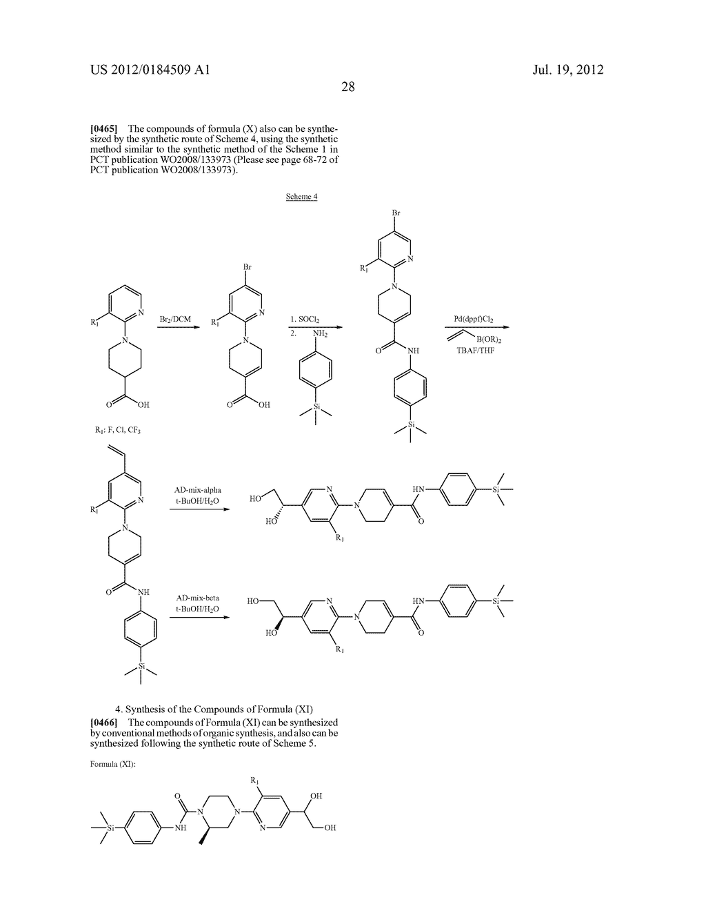 Compounds as TRVP1 Blockers, Pharmaceutical Compositions and Medical Uses     Thereof - diagram, schematic, and image 29