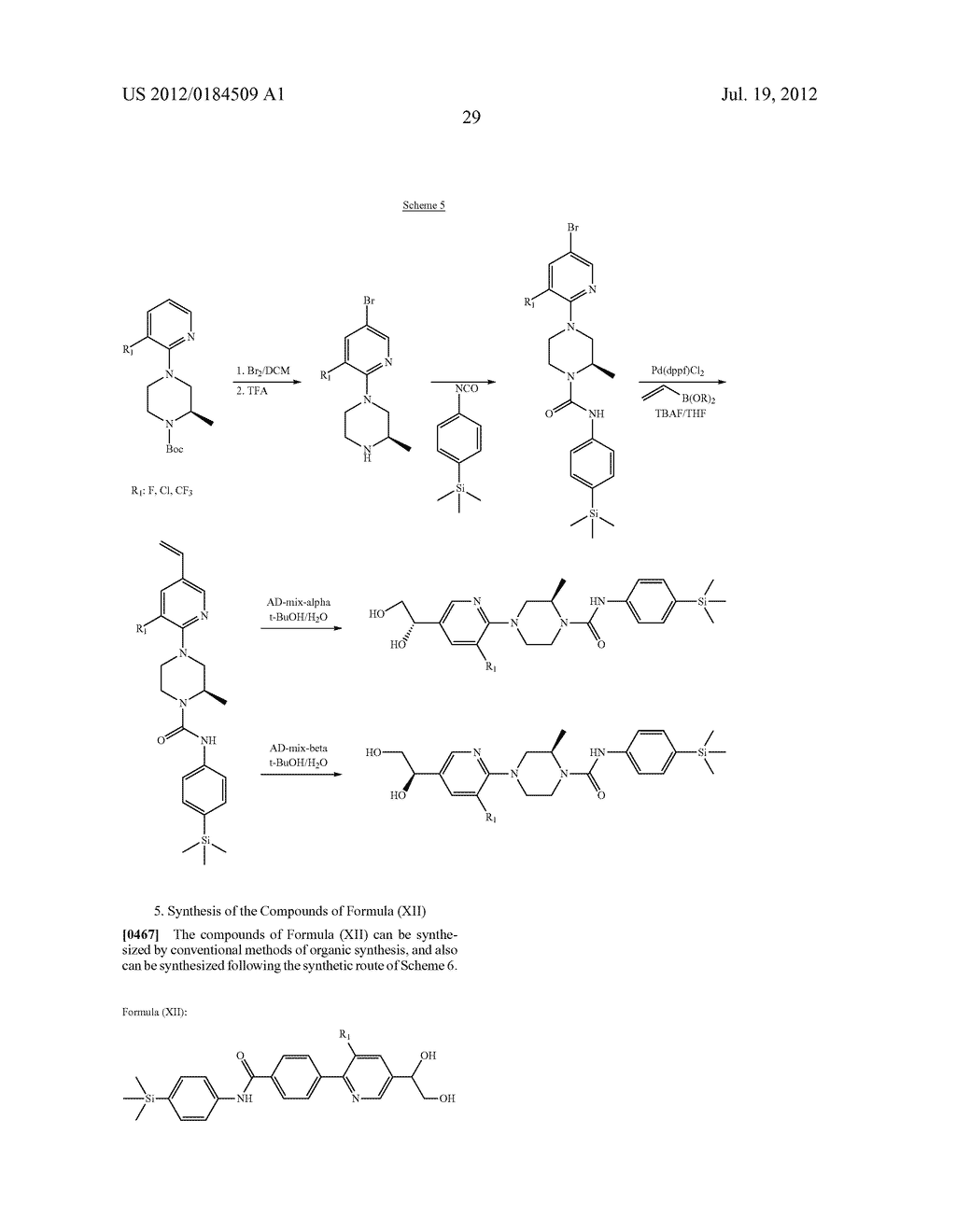 Compounds as TRVP1 Blockers, Pharmaceutical Compositions and Medical Uses     Thereof - diagram, schematic, and image 30