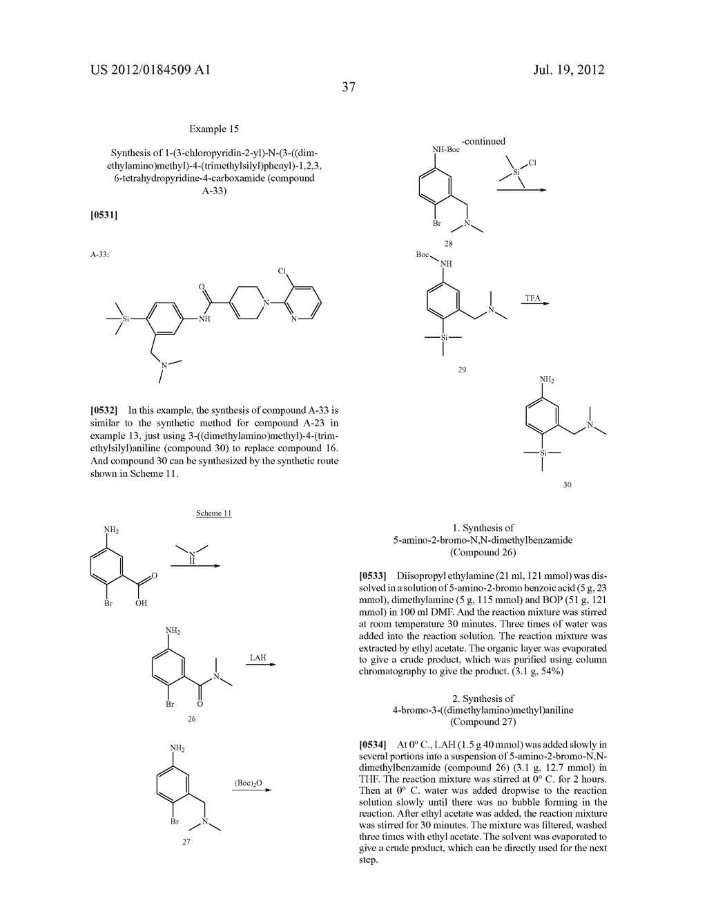 Compounds as TRVP1 Blockers, Pharmaceutical Compositions and Medical Uses     Thereof - diagram, schematic, and image 38