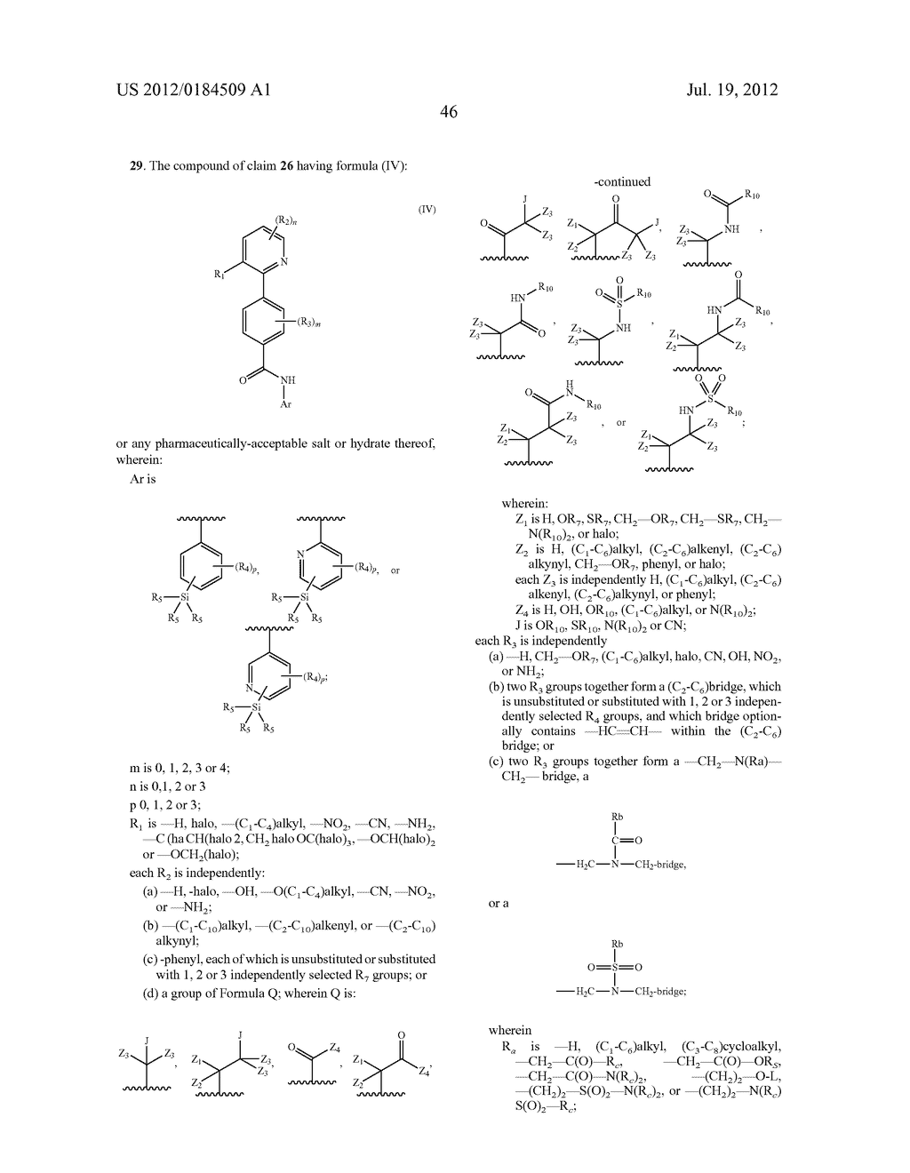 Compounds as TRVP1 Blockers, Pharmaceutical Compositions and Medical Uses     Thereof - diagram, schematic, and image 47