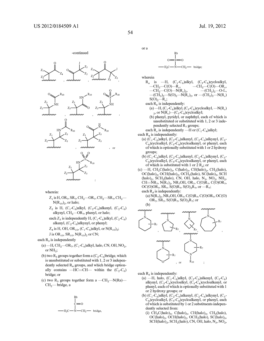 Compounds as TRVP1 Blockers, Pharmaceutical Compositions and Medical Uses     Thereof - diagram, schematic, and image 55