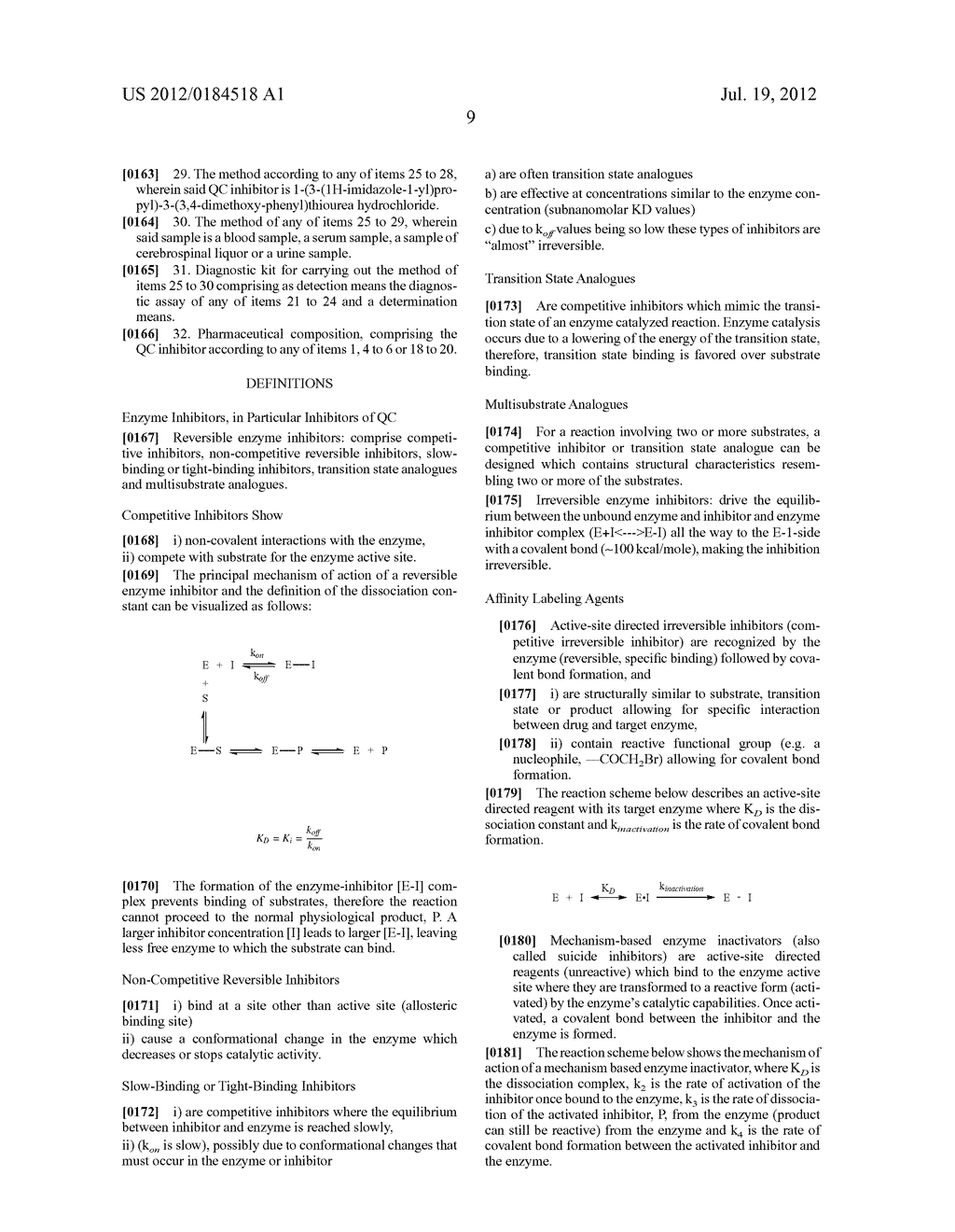 METHODS OF TREATING OR PREVENTING AN INFLAMMATORY DISEASE OR CONDITION     USING GLUTAMINYL CYCLASE INHIBITORS - diagram, schematic, and image 59