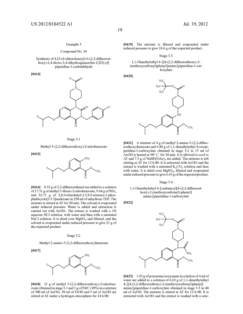 THERAPEUTIC APPLICATIONS IN THE CARDIOVASCULAR FIELD OF QUINAZOLINEDIONE     DERIVATIVES - diagram, schematic, and image 20