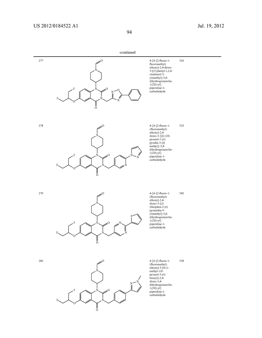 THERAPEUTIC APPLICATIONS IN THE CARDIOVASCULAR FIELD OF QUINAZOLINEDIONE     DERIVATIVES - diagram, schematic, and image 95