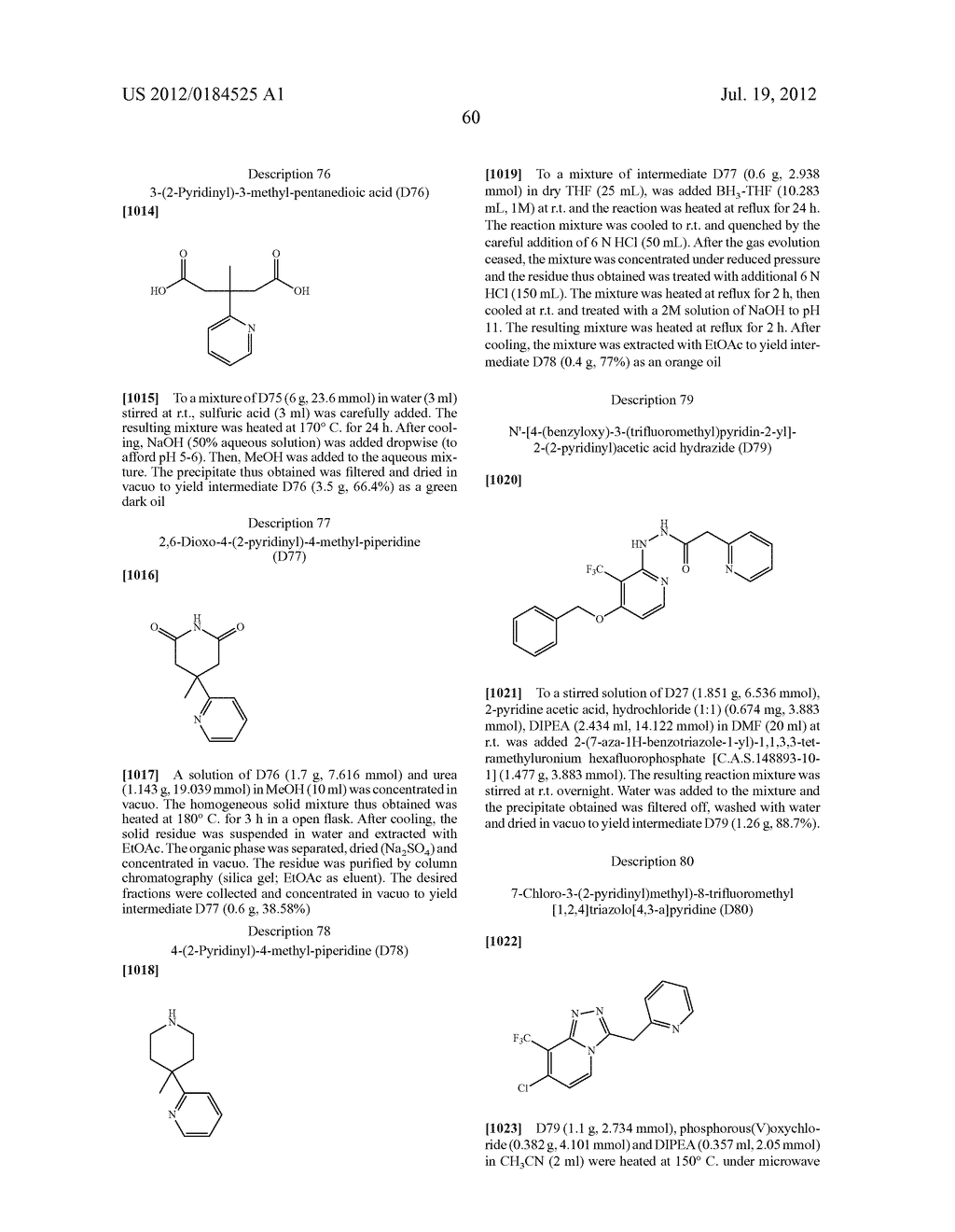 1,2,3-TRIAZOLO [4,3-A] PYRIDINE DERIVATIVES AND THIER USE FOR THE     TREATMENT OF PREVENTION OF NEUROLOGICAL AND PSYCHIATRIC DISORDERS - diagram, schematic, and image 61