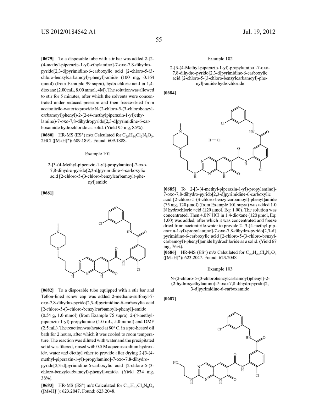 PYRIDO PYRIMIDINES - diagram, schematic, and image 56