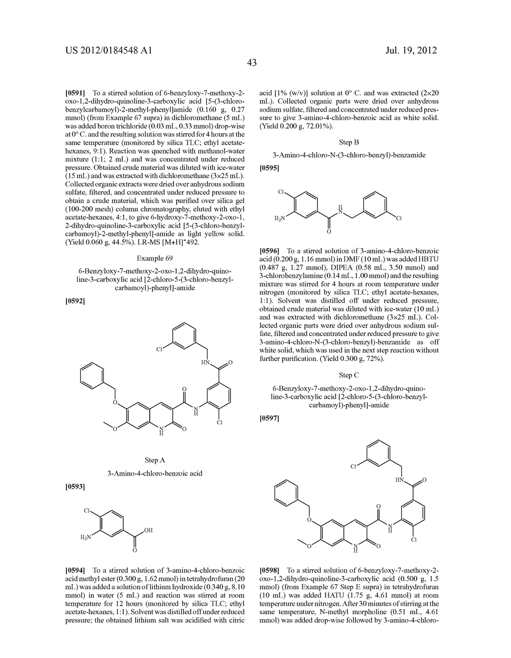 CARBOXYLIC ACID ARYL AMIDES - diagram, schematic, and image 44