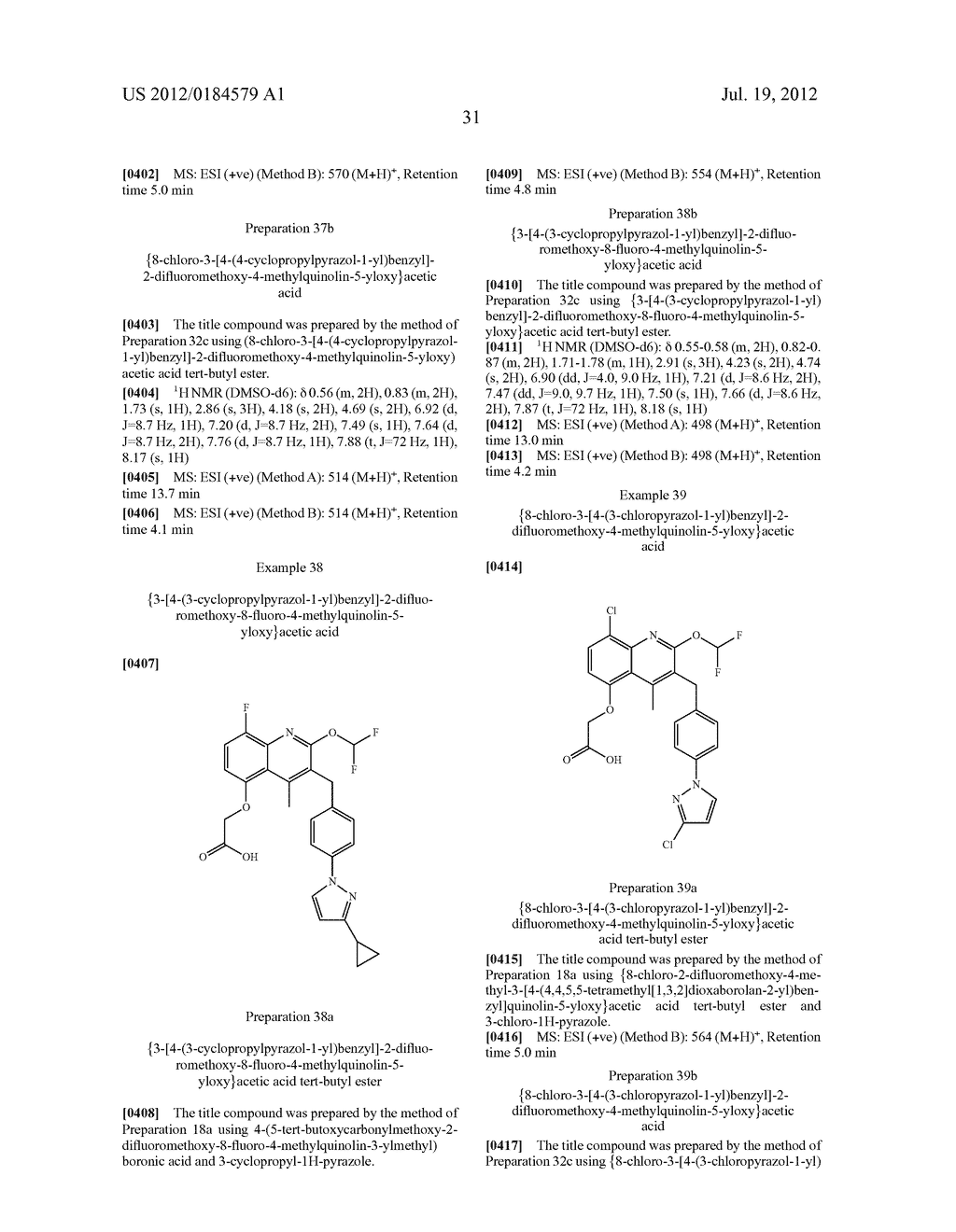 Quinolines and Their Therapeutic Use - diagram, schematic, and image 32