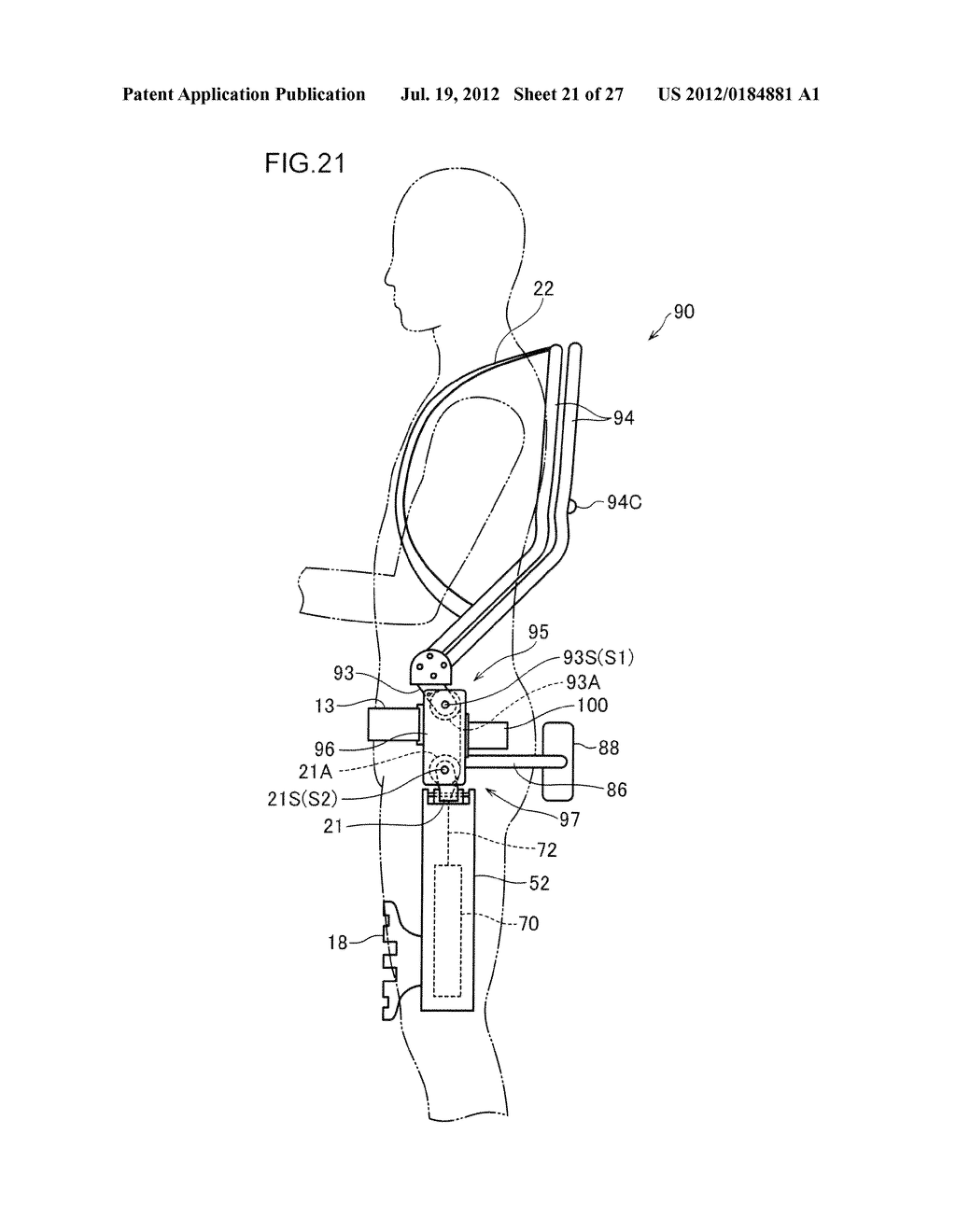 Lower Back Assistance Apparatus - diagram, schematic, and image 22