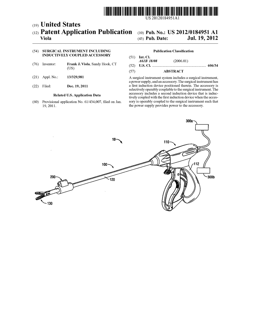 Surgical Instrument Including Inductively Coupled Accessory - diagram, schematic, and image 01