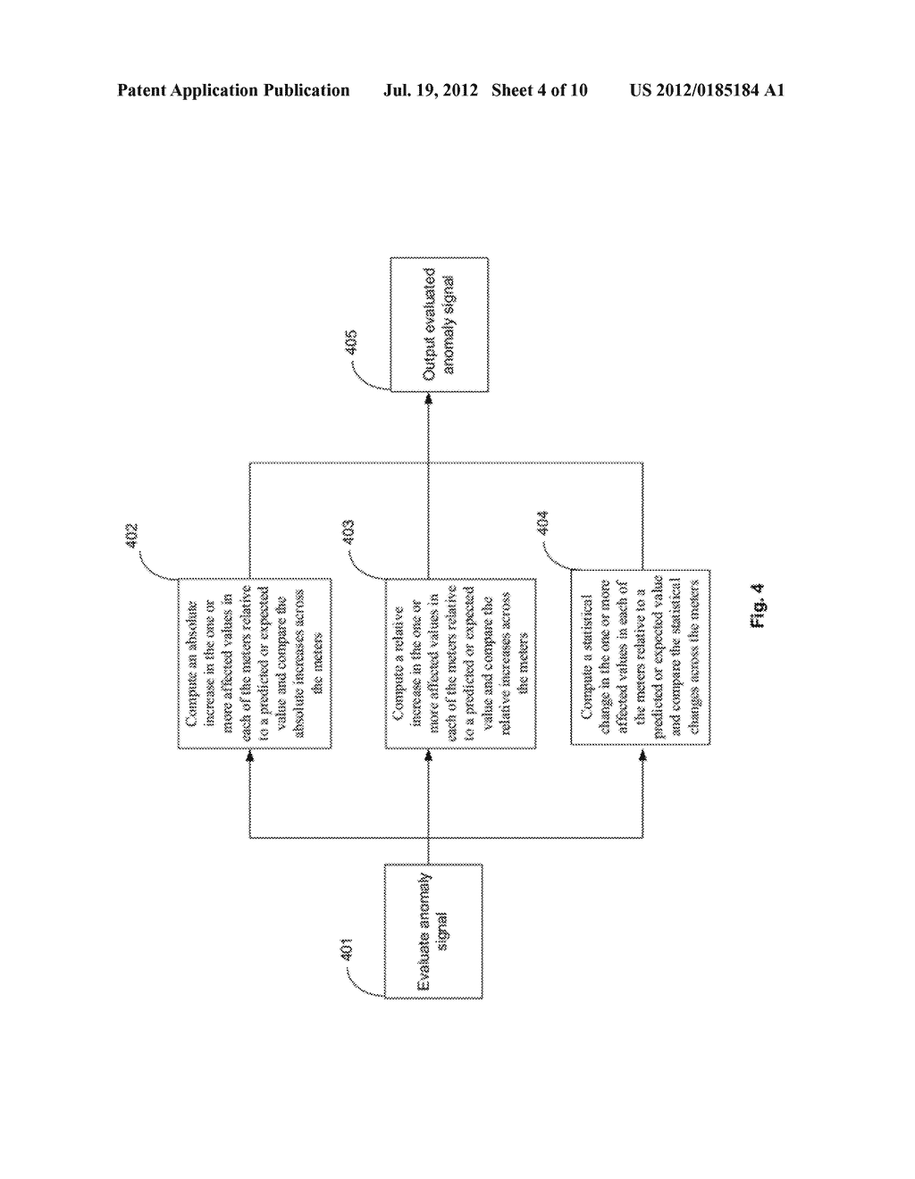 SYSTEM AND METHOD FOR IDENTIFYING LIKELY GEOGRAPHICAL LOCATIONS OF     ANOMALIES IN A WATER UTILITY NETWORK - diagram, schematic, and image 05