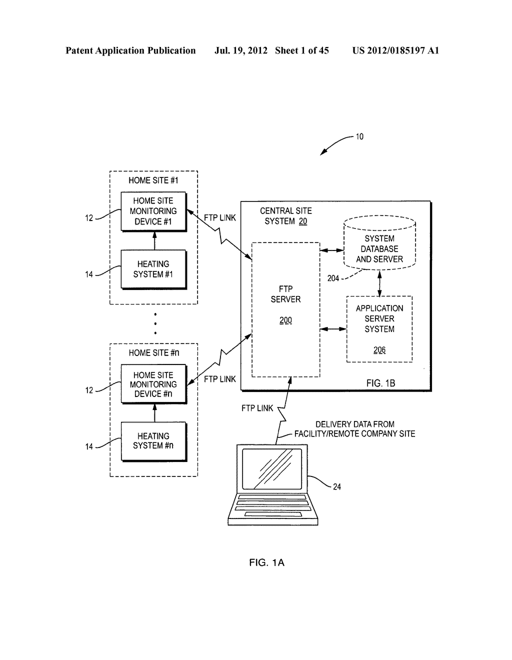 Self calibrating home site fuel usage monitoring device and system - diagram, schematic, and image 02