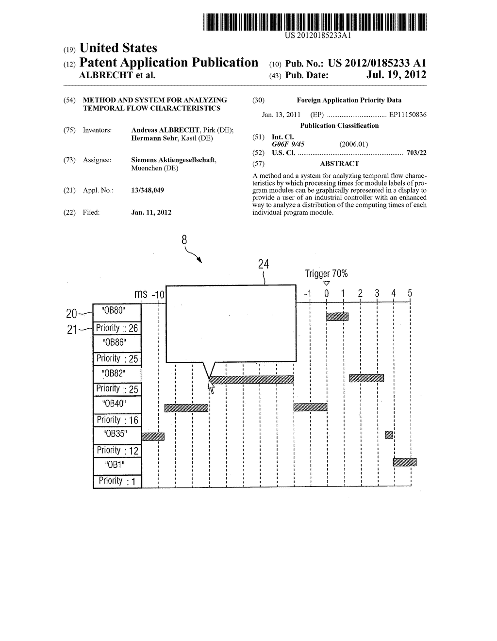 Method and System for Analyzing Temporal Flow Characteristics - diagram, schematic, and image 01