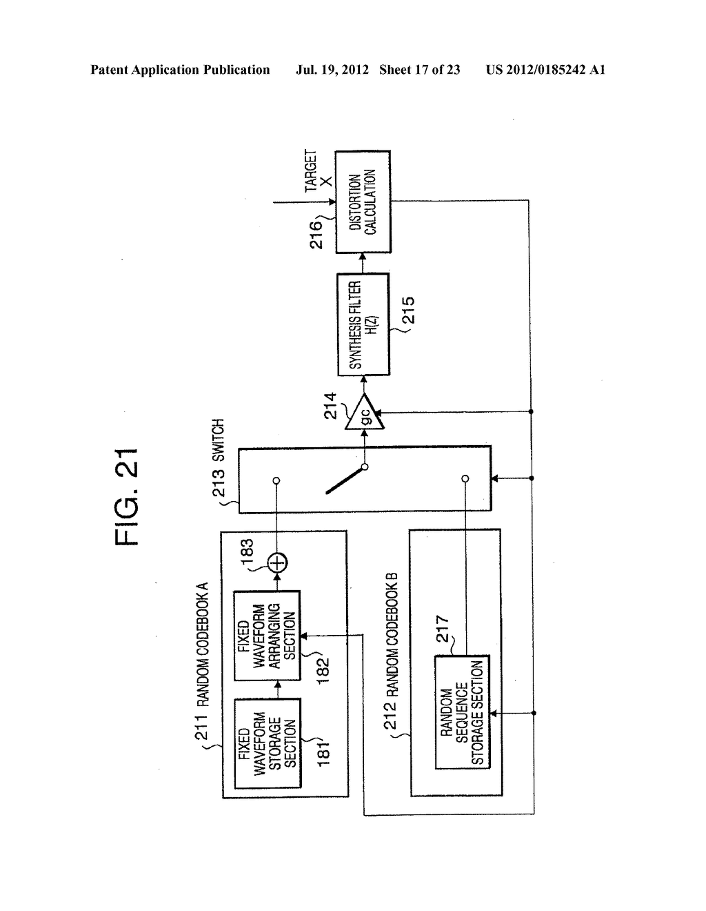 EXCITATION VECTOR GENERATOR, SPEECH CODER AND SPEECH DECODER - diagram, schematic, and image 18