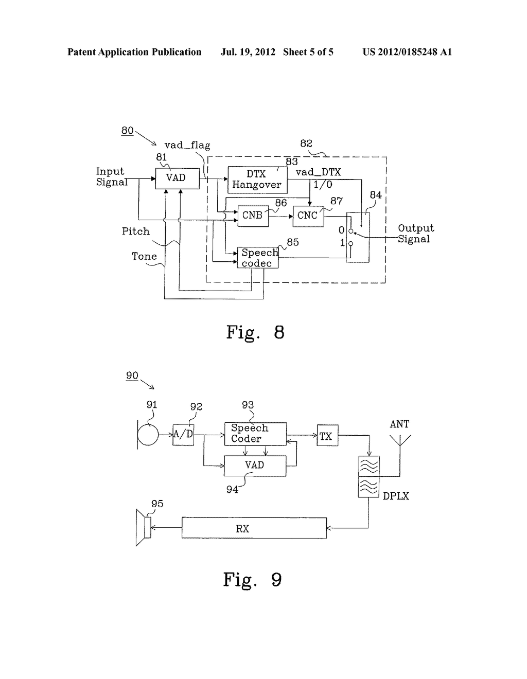 VOICE DETECTOR AND A METHOD FOR SUPPRESSING SUB-BANDS IN A VOICE DETECTOR - diagram, schematic, and image 06