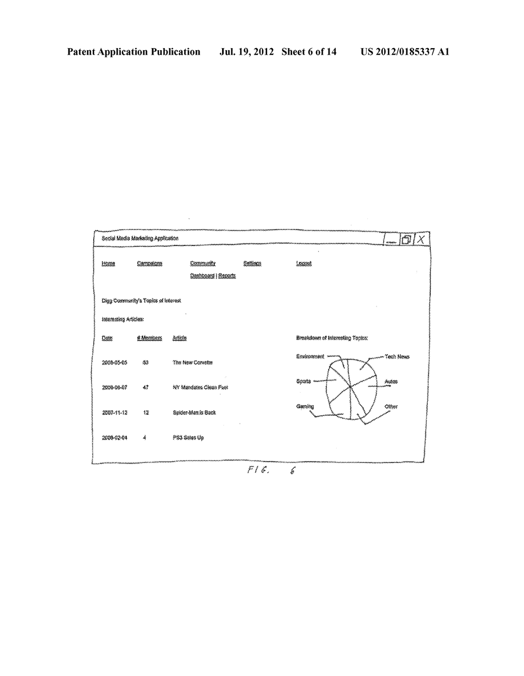 SYSTEM AND METHOD FOR STREAMLINING SOCIAL MEDIA MARKETING - diagram, schematic, and image 07